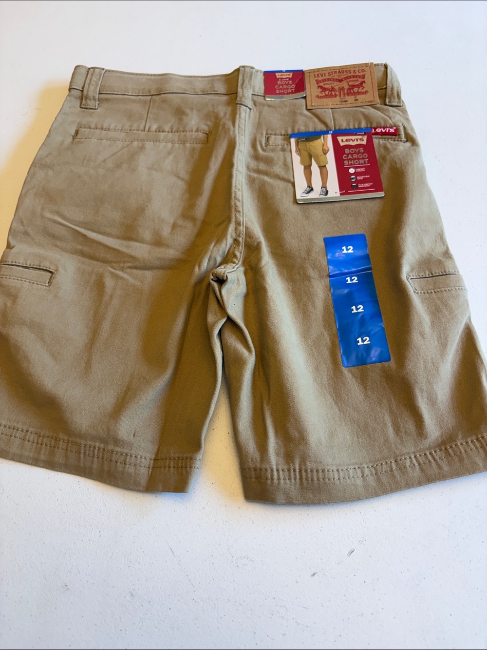Levi's Boys' Cargo Shorts - Khaki Tan size 12